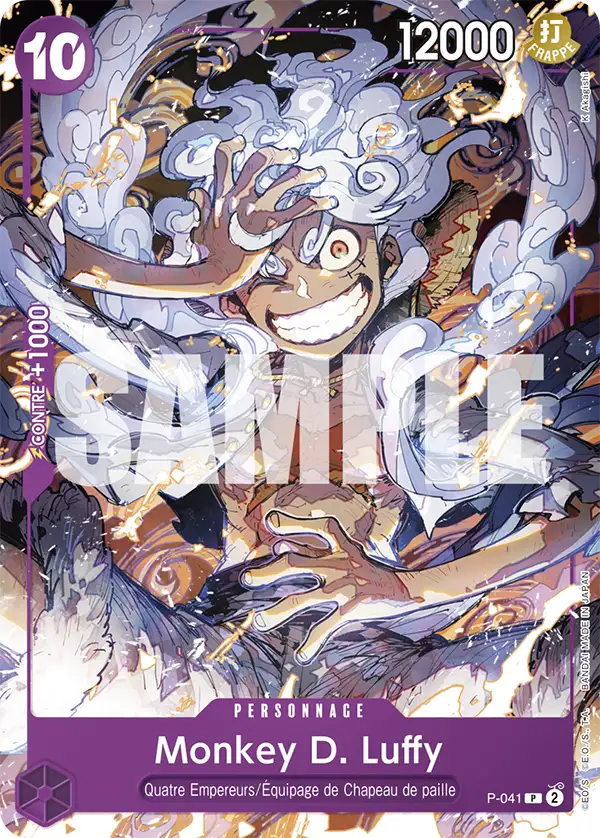 Carte One Piece P-041 Monkey D. Luffy | LorenZone