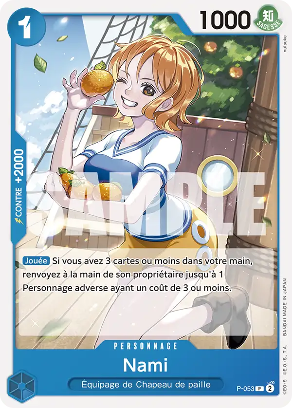 Carte One Piece P-053 Nami V1 | LorenZone