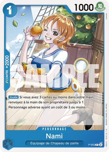 Carte One Piece Nami P-053 V1 - The Best