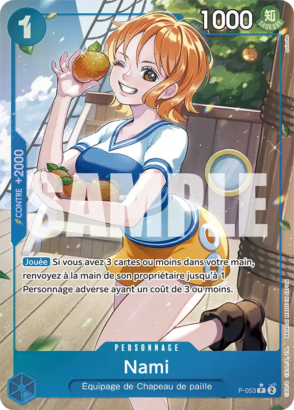 Carte One Piece P-053 Nami V3 | LorenZone