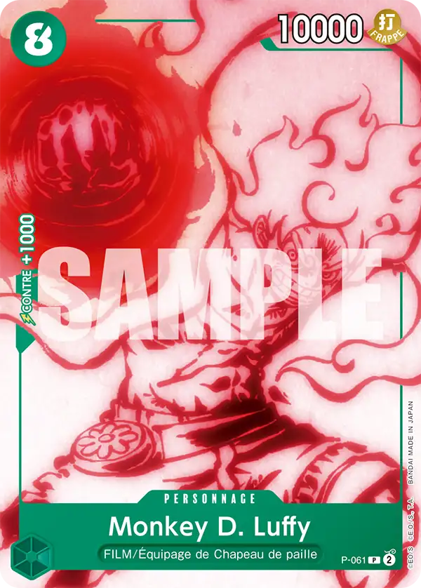 Carte One Piece P-061 Monkey D. Luffy | LorenZone