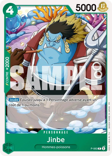 Carte One Piece Jinbe P-063 V1 - The Best Vol.2