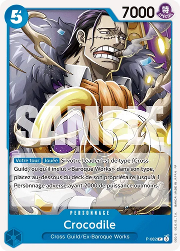 Carte One Piece Crocodile P-082 V1 - The Best Vol.2