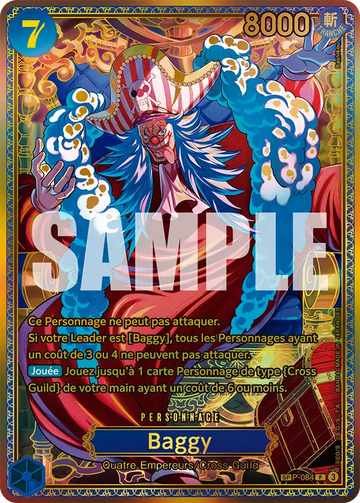 Carte One Piece Baggy P-084 V2 - Les Guerriers les Plus Puissants au Monde