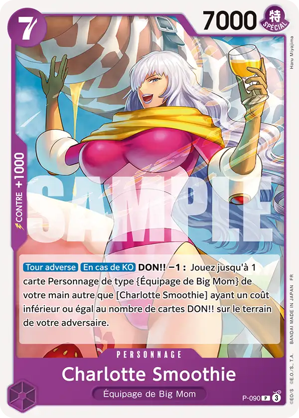 Carte One Piece P-090 Charlotte Smoothie | LorenZone