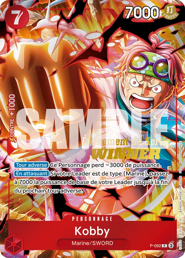 Carte One Piece P-092 Kobby V2 | LorenZone