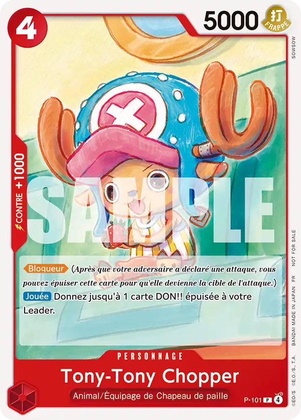 Carte One Piece P-101 Tony-Tony Chopper V2 | LorenZone