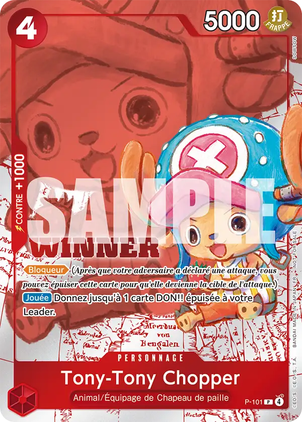 Carte One Piece P-101 Tony-Tony Chopper V3 | LorenZone