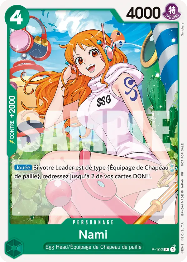 Carte One Piece P-102 Nami V1 | LorenZone