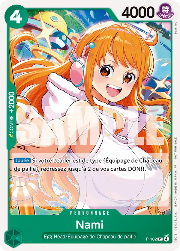 Carte One Piece P-102 Nami V2 | LorenZone