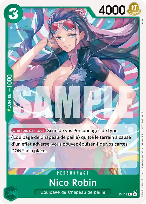 Carte One Piece P-111 Nico Robin V1 | LorenZone