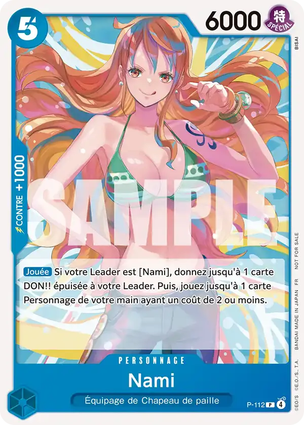Carte One Piece P-112 Nami V1 | LorenZone
