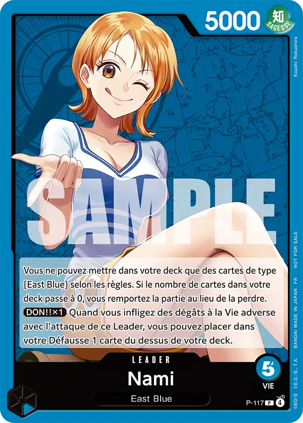 Carte One Piece P-117 Nami | LorenZone