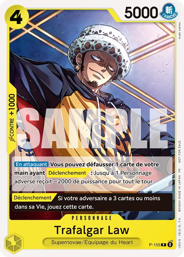 Carte One Piece P-155 Trafalgar Law | LorenZone