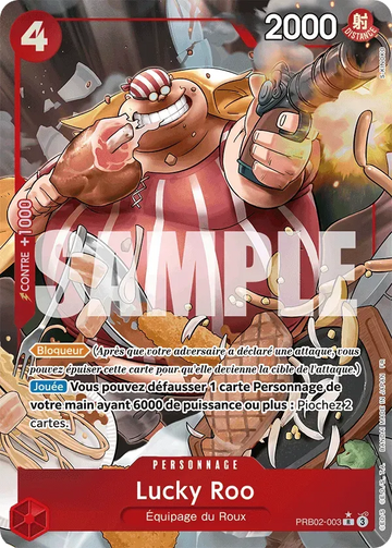 Carte One Piece Lucky Roo PRB02-003 V2 - The Best Vol.2