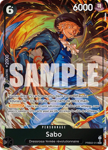 Carte One Piece Sabo PRB02-014 V2 - The Best Vol.2
