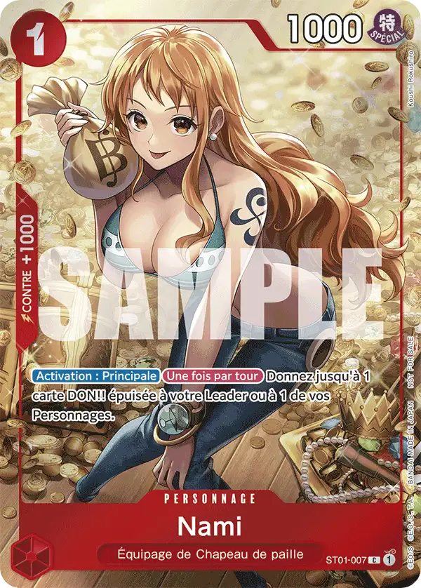 Carte One Piece ST01-007 Nami | LorenZone