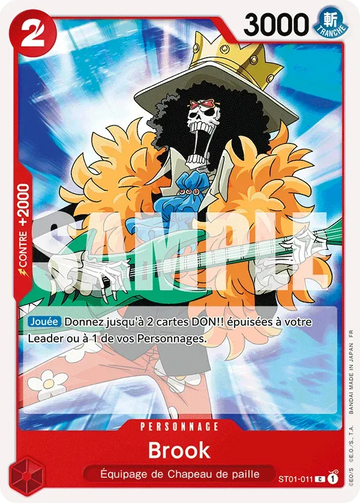 Carte One Piece Brook ST01-011 V1 - The Best Vol.2