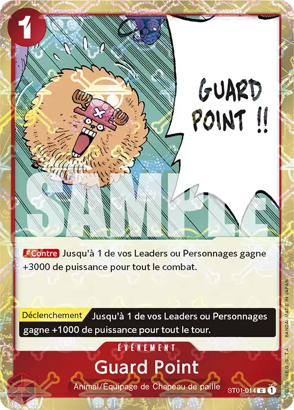 Carte One Piece ST01-014 Guard Point V2 | LorenZone