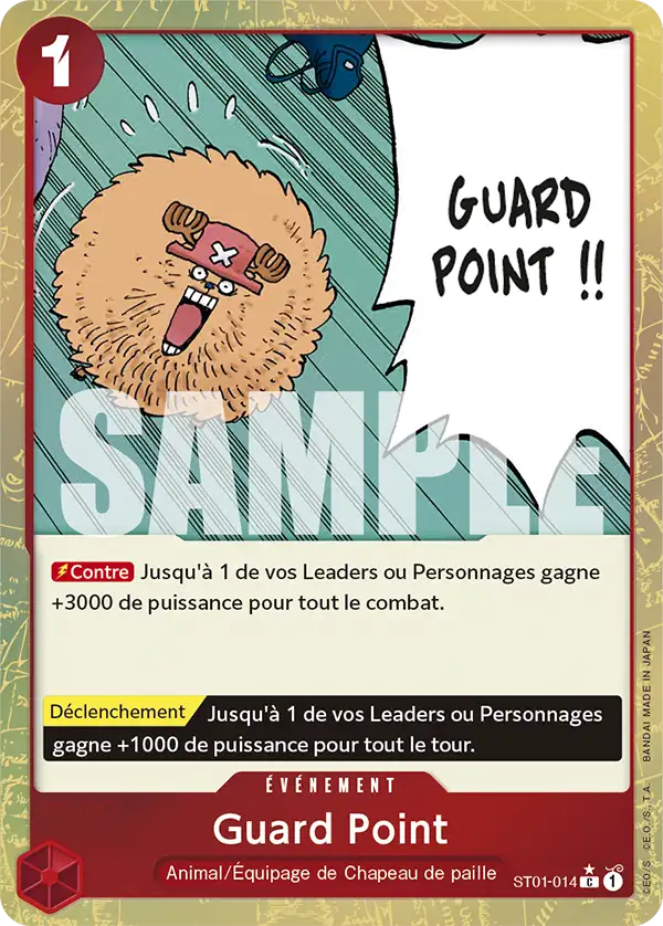 Carte One Piece ST01-014 Guard Point V3 | LorenZone