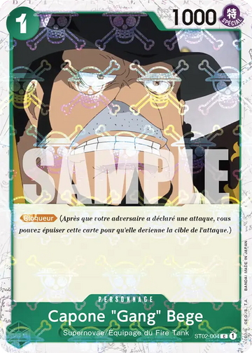 Carte One Piece Capone "Gang" Bege ST02-004 V2 - The Best