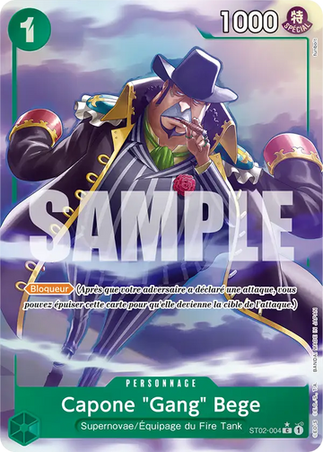Carte One Piece Capone "Gang" Bege ST02-004 V4 - The Best