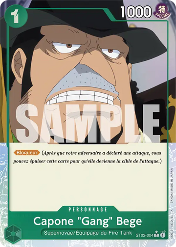 Carte One Piece Capone "Gang" Bege ST02-004 V3 - The Best