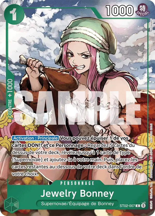 Carte One Piece ST02-007 Jewelry Bonney | LorenZone