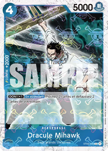Carte One Piece Dracule Mihawk ST03-005 V2 - The Best