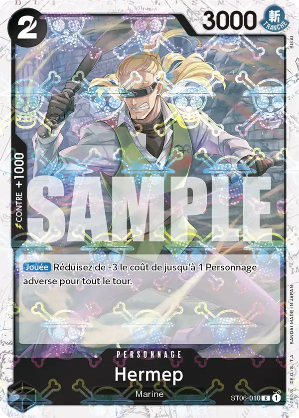Carte One Piece ST06-010 Hermep V2 | LorenZone