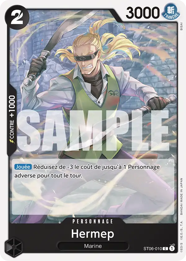 Carte One Piece ST06-010 Hermep V1 | LorenZone