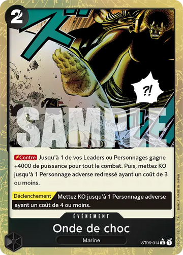 Carte One Piece Onde de choc ST06-014 V3 - The Best