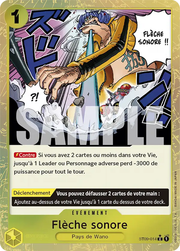 Carte One Piece Flèche sonore ST09-014 V3 - The Best