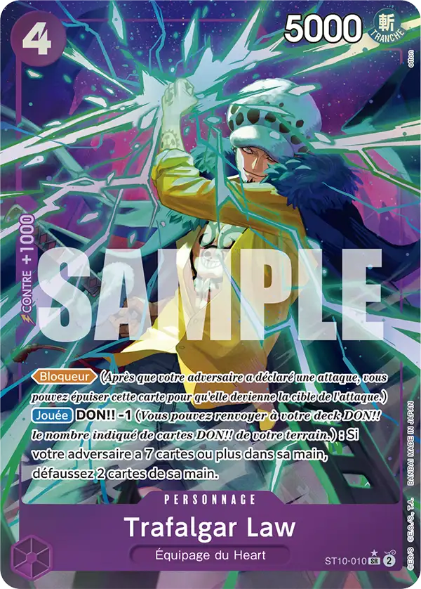 Carte One Piece ST10-010 Trafalgar Law V2 | LorenZone