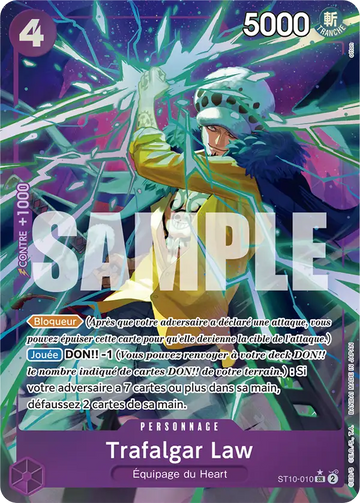 Carte One Piece Trafalgar Law ST10-010 V2 - The Best