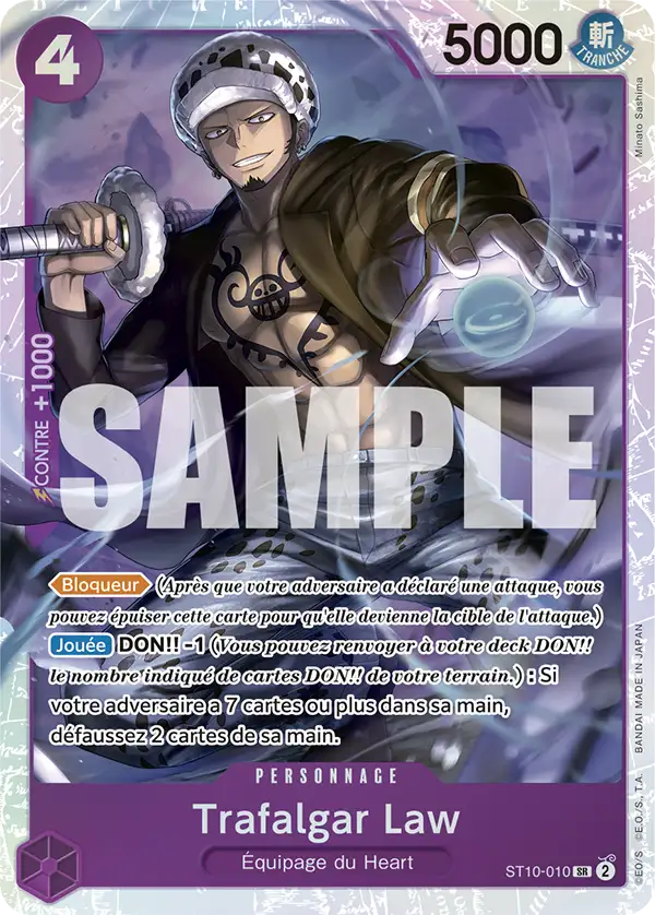 Carte One Piece ST10-010 Trafalgar Law V1 | LorenZone