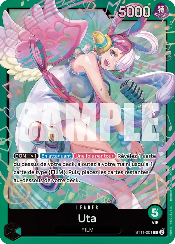Carte One Piece ST11-001 Uta | LorenZone