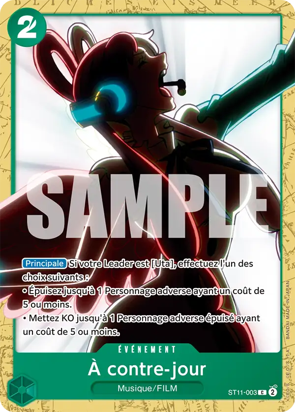 Carte One Piece ST11-003 À contre-jour | LorenZone