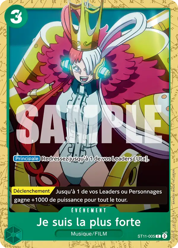 Carte One Piece ST11-005 Je suis la plus forte | LorenZone