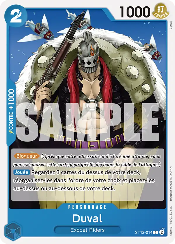 Carte One Piece ST12-014 Duval V1 | LorenZone