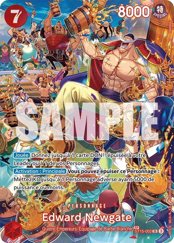 Carte One Piece ST15-002 Edward Newgate | LorenZone