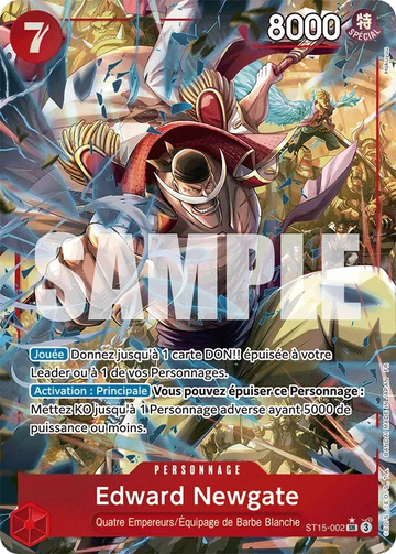 Carte One Piece Edward Newgate ST15-002 V2 - The Best Vol.2