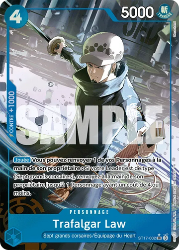Carte One Piece Trafalgar Law ST17-002 V2 - The Best Vol.2