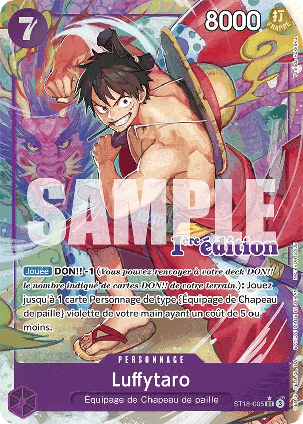 Carte One Piece ST18-005 Luffytaro V3 | LorenZone