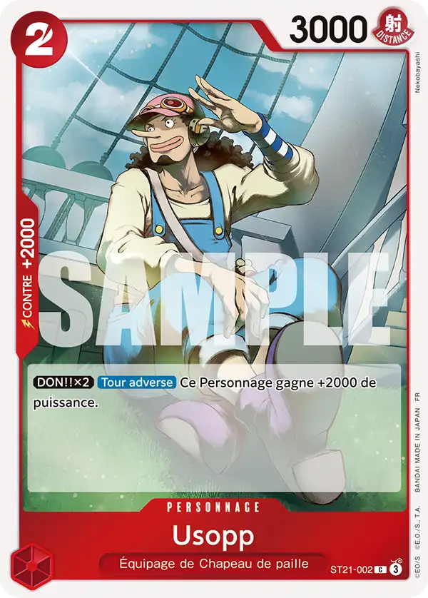 Carte One Piece ST21-002 Usopp | LorenZone