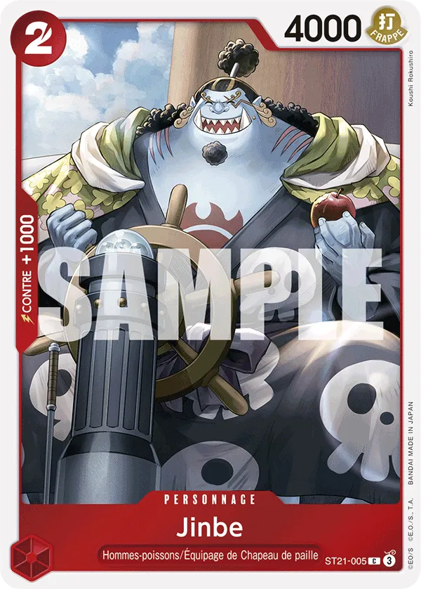 Carte One Piece ST21-005 Jinbe V1 | LorenZone