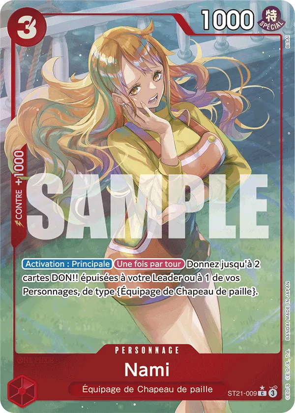 Carte One Piece ST21-009 Nami V2 | LorenZone
