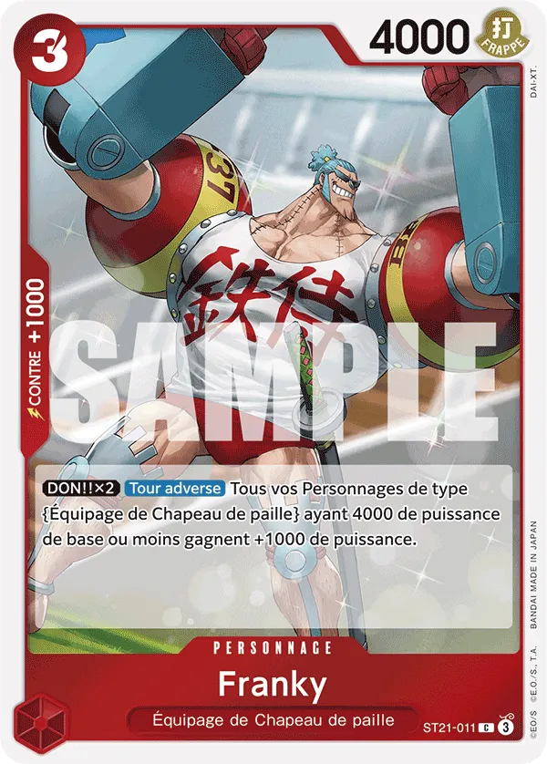 Carte One Piece ST21-011 Franky V1 | LorenZone