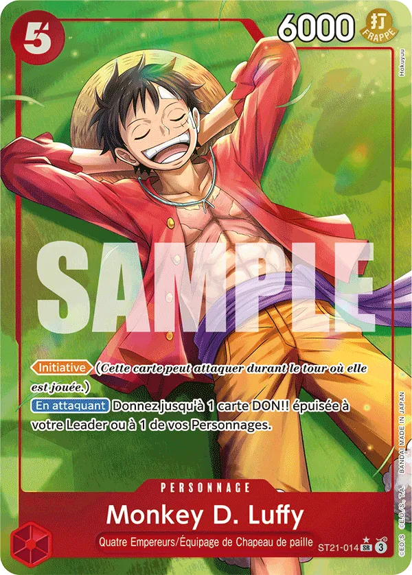 Carte One Piece ST21-014 Monkey D. Luffy V2 | LorenZone