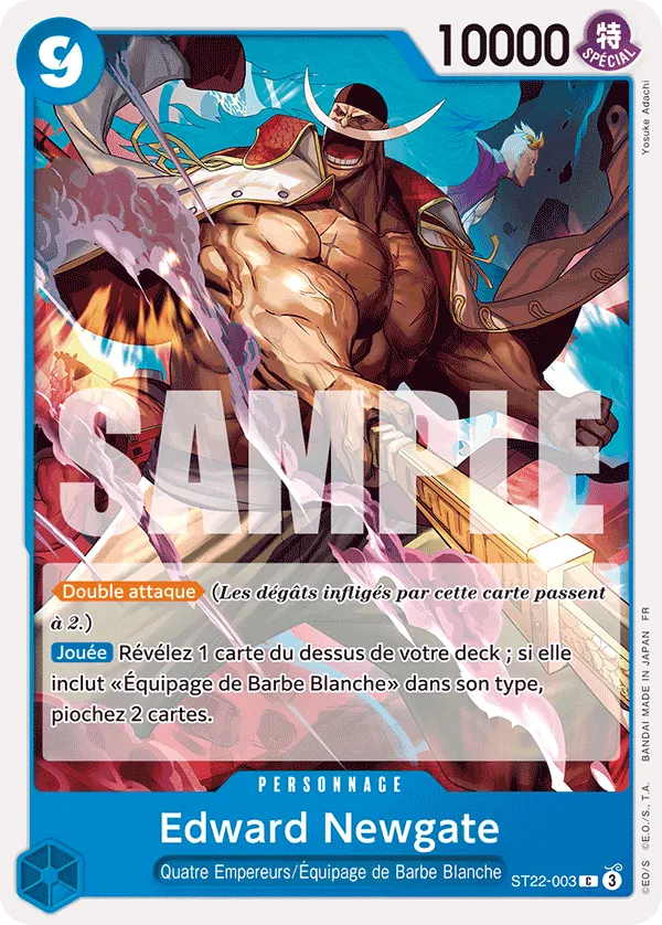 Carte One Piece ST22-003 Edward Newgate V1 | LorenZone